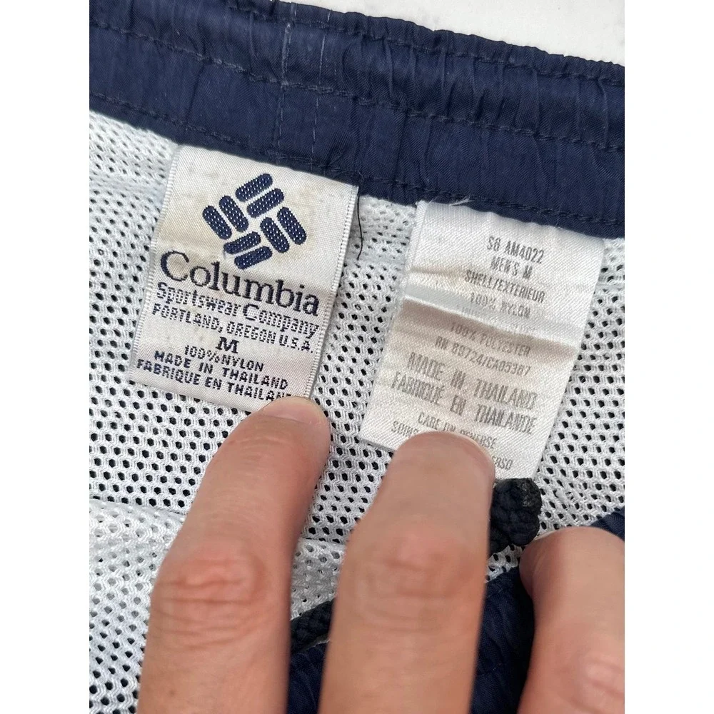 Vintage Columbia Sportswear‎ Navy Blue Trunks Mens M 90s & 00's AM4022 Blokecore